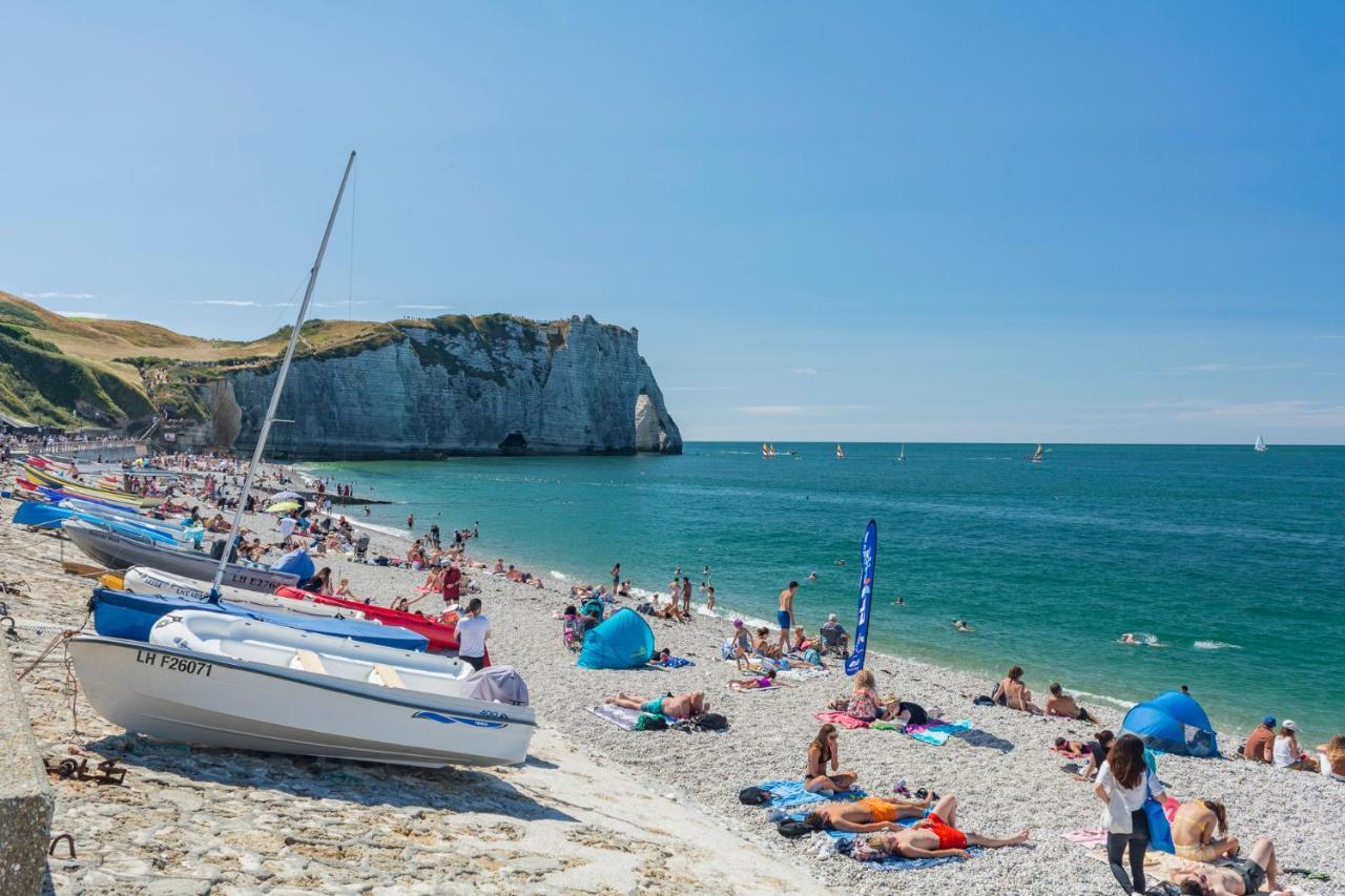 La Belle Vue Le Diamant Des Yeux Mer Et Golf Front Mer Etretat Exterior photo